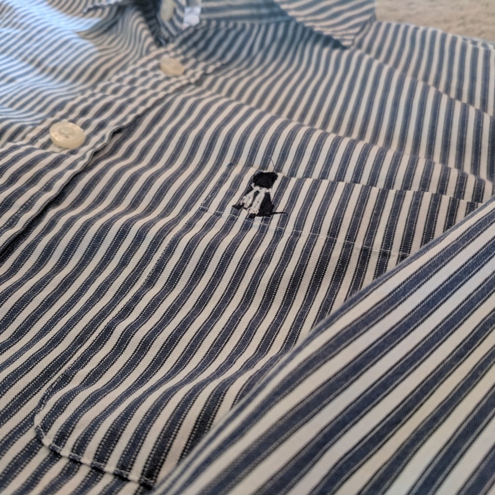 Daniel Cremieux ♠️ dress shirt mens size L EUC